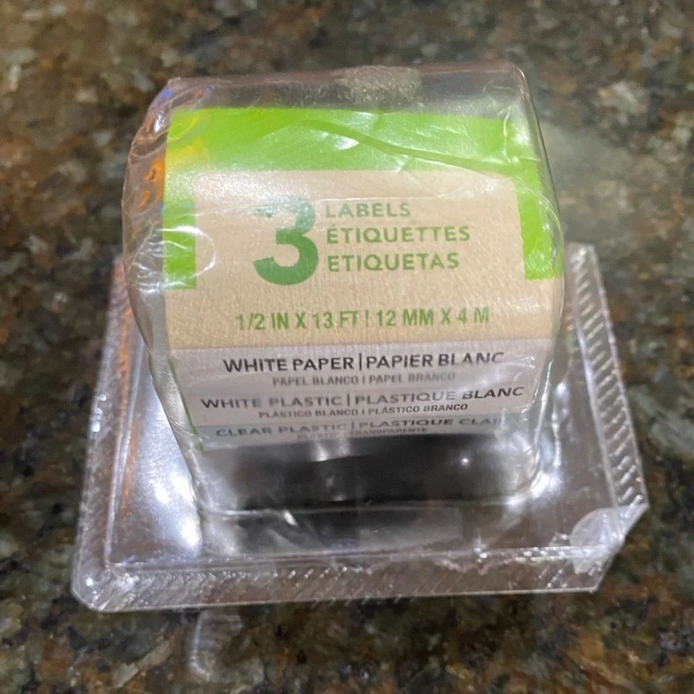Brand new, unused Dymo LetraTag Labels 3 pack